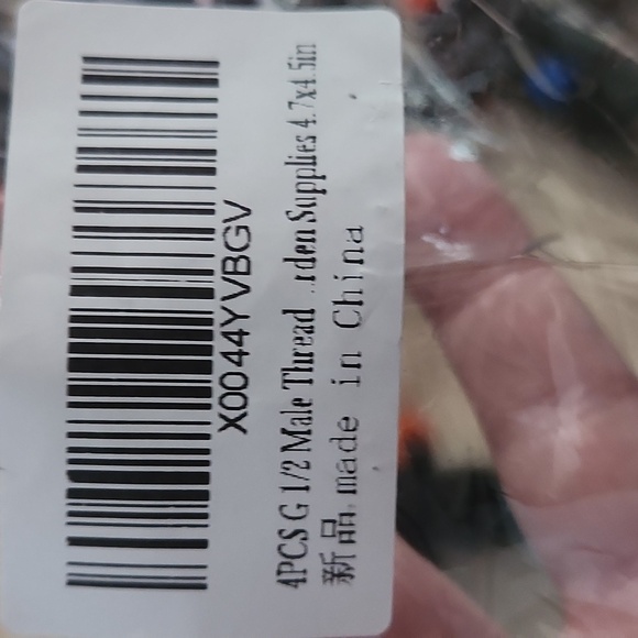 Rotating Sprinklers Male Thread G 1/2 Rocking Arm Sprinklers Plastics 360° *4pcs - Picture 2 of 8